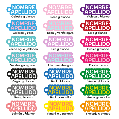 Etiquetas 3D - Pack 4 u. - Imagen 4